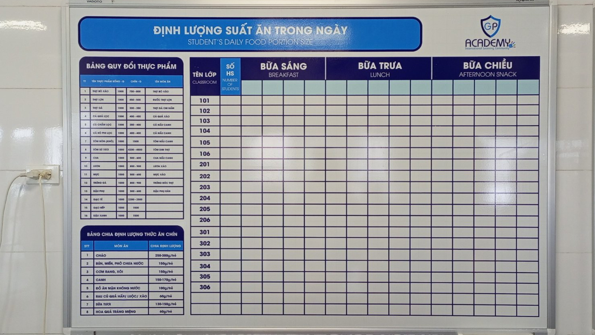 Thi công thay decal cho trường GP-Academy